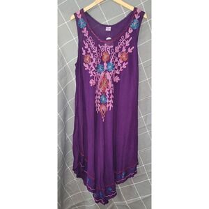 Shoreline Women's Coverup Embroidered Size New With Tags
